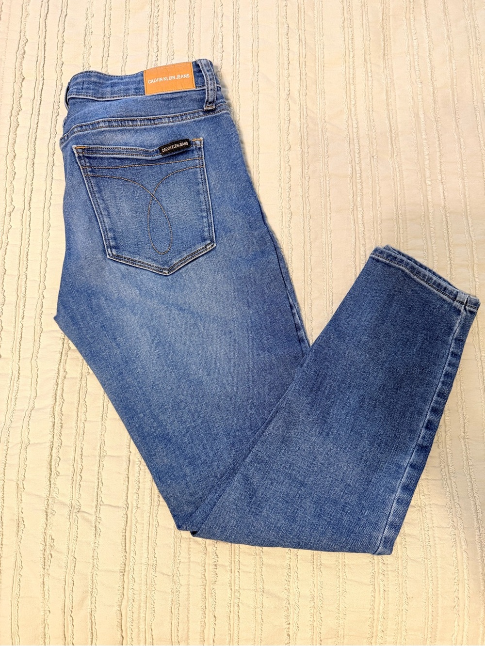 Calvin Klein Jeans Women’s Mid-Blue Skinny Jeans